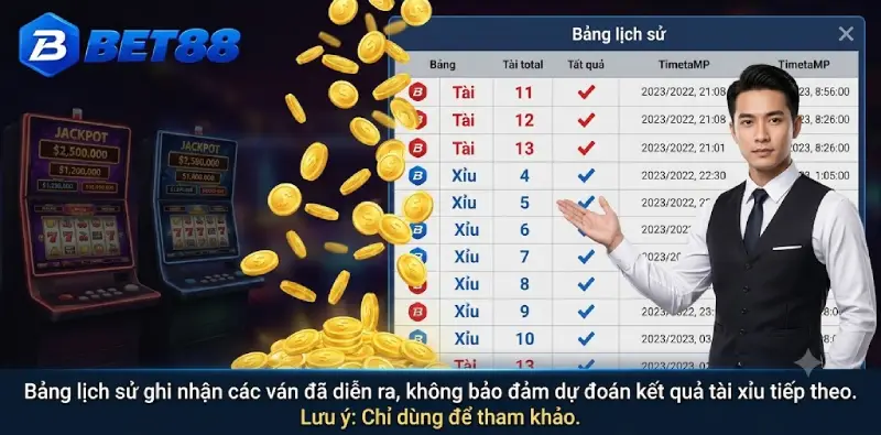 Bảng lịch sử ghi nhận các ván đã diễn ra Bảng lịch sử ghi nhận các ván đã diễn ra