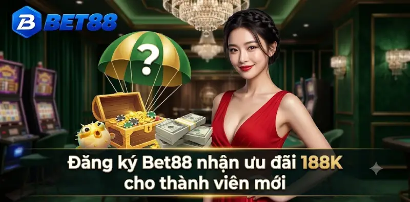 Đăng ký Bet88 nhận ưu đãi 188K cho thành viên mới