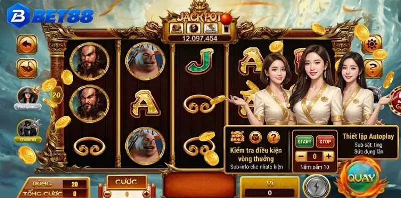 Kiểm tra điều kiện vòng thưởng và thiết lập Autoplay