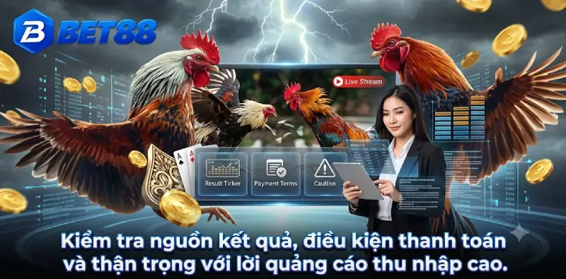 Kiểm tra nguồn kết quả, điều kiện thanh toán