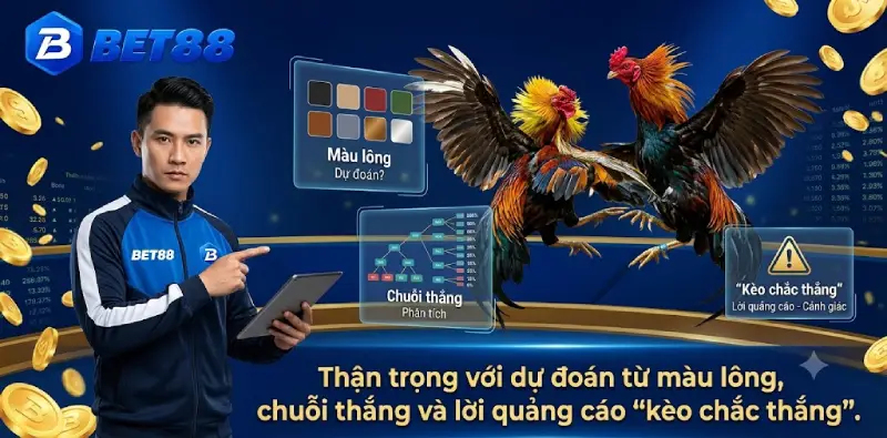 Thận trọng với dự đoán từ màu lông, chuỗi thắng và lời quảng cáo “kèo chắc thắng”
