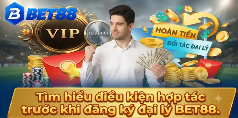 Tìm hiểu điều kiện hợp tác trước khi đăng ký đại lý BET88.