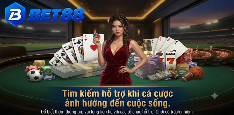 Tìm kiếm hỗ trợ khi cá cược ảnh hưởng đến cuộc sống.