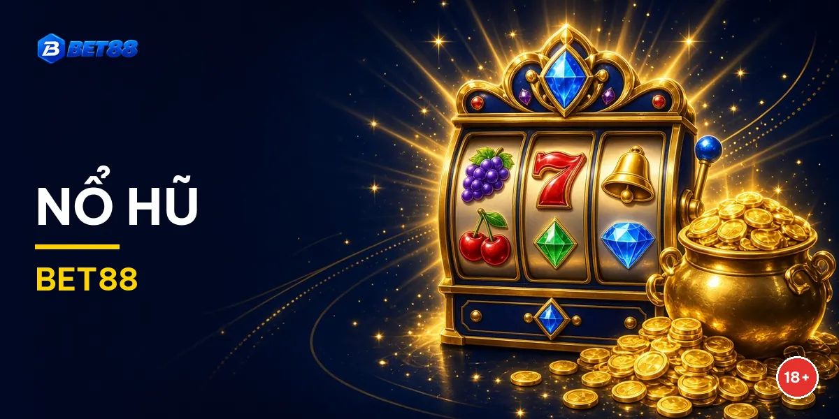 Nổ hũ BET88 với máy slot và jackpot